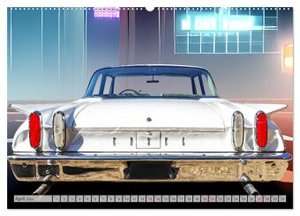 US Classic Cars im Jet-Age (Wandkalender 2024 DIN A2 quer), CALVENDO Monatskalender