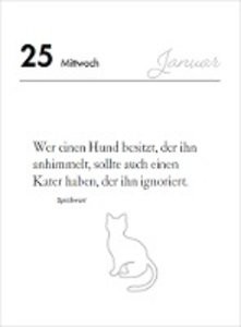 Katzen. Der literarische Tageskalender 2023