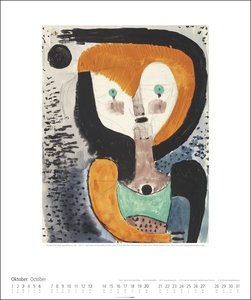 Paul Klee Kalender 2024. Großer Wandkalender mit bekannten und selten gezeigten Werken des vielseitigen Künstlers. Kunstkalender im Großformat 46x55 cm.