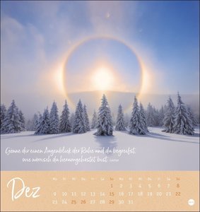 Stille Momente Postkartenkalender 2024. Kalender im Postkartenformat mit idyllischen Motiven und Sprüchen zum Nachdenken. Monats-Tischkalender zum Aufstellen oder Aufhängen.