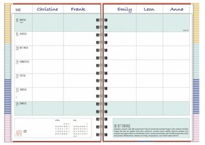 Mama AG Familienplaner Buch A5 Kalender 2022