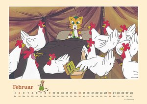 Pettersson & Findus 2025 - Von Sven Nordqvist - Wandkalender für Kinder - Querformat 42 x 29,7 cm
