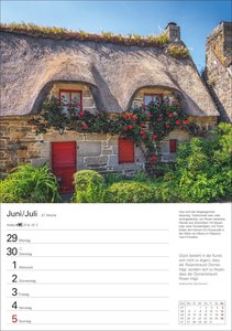 Bretagne und Normandie Wochenplaner 2026