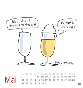 Peter Butschkow: Bier her Postkartenkalender 2026