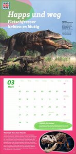 WAS IST WAS Dinosaurier Broschurkalender 2026