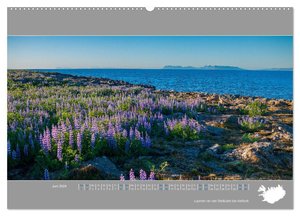 Naturerlebnis Island (Wandkalender 2024 DIN A2 quer), CALVENDO Monatskalender