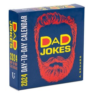 Dad Jokes 2024 Day-To-Day Calendar: A Year's Supply of Groan-Worthy Quips, Puns, and Almost-Funny Gags