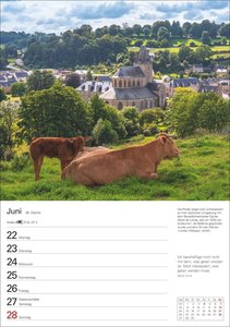 Bretagne und Normandie Wochenplaner 2026