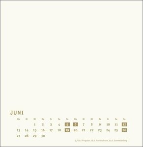 Bastelkalender gold groß 2022