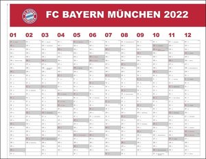 FC Bayern München Posterkalender 2022