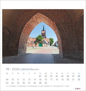 Usedom Postkartenkalender 2026
