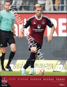 FC Nürnberg Posterkalender 2024. Fotokalender groß mit den besten Spielerfotos des Vereins. Wandkalender 2024. 34 x 44 cm. Hochformat.
