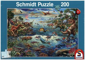 Puzzle - Entdecke die Dinosaurier (200 Teile)