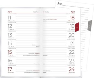 Taschenplaner Style Dschungel 2023 - Taschen-Kalender 9,5x16 cm - seperates Adressheft - 1 Seite 1 Woche - 64 Seiten - Notiz-Heft - Alpha Edition