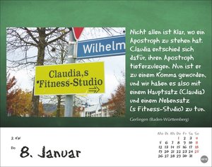 Bastian Sick Tagesabreißkalender 2026