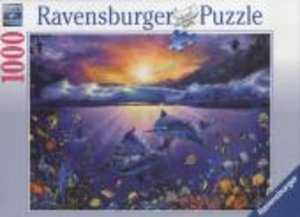 Ravensburger 19040 - Delfine im Paradies, Puzzle, 1000 Teile