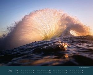 Wellen Kalender 2024: Meeres- und Wasser-Fotografie XXL Premium Kalender