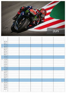 EL DIABLO   20 - Fabio Quartararo - 2023 - Kalender   MotoGP DIN A3 - (Familienplaner)
