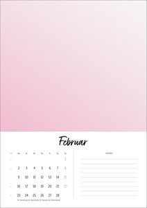 Kreativkalender Design A4 2026