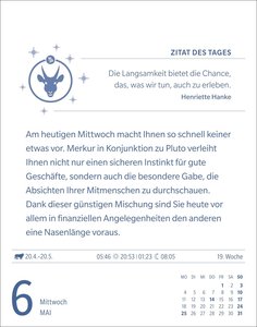 Steinbock Sternzeichenkalender 2026