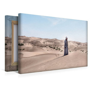 Premium Textil-Leinwand 45 cm x 30 cm quer Wahiba Wüste