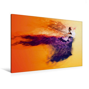 Premium Textil-Leinwand 120 cm x 80 cm quer The Dance Explosion \"Nebel\"