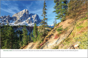 Wilde Alpen Tischkalender 2023