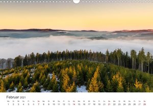 Sauerland - sanfte Berge, endlose Wälder und tiefblaue Seen (Wandkalender 2021 DIN A3 quer)