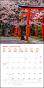 Japan 2023 - Wand-Kalender - Broschüren-Kalender - 30x30 - 30x60 geöffnet - Reise-Kalender