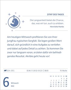 Jungfrau Sternzeichenkalender 2026