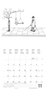 Bunny Suicides 2025 - Wand-Kalender - Broschüren-Kalender - 30x30 - 30x60 geöffnet - Cartoon
