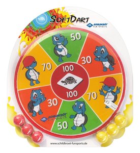 Schildkröt 970140 - Funsports Soft Dart Set, inklusive  2x3 Klett-Bälle
