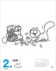Simons Katze Tagesabreißkalender 2026