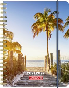 Schülerkalender 2021/2022 (18 Monate) Palm Beach, A6