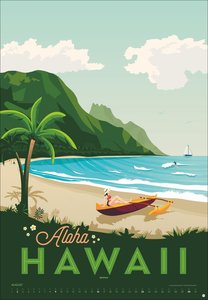 Travel the World Posterkalender 2026
