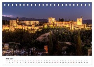 Lichter der Stadt (Tischkalender 2024 DIN A5 quer), CALVENDO Monatskalender