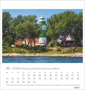 Schleswig-Holstein Postkartenkalender 2026