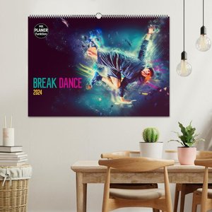 Break Dance (Wandkalender 2024 DIN A2 quer), CALVENDO Monatskalender