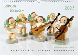 Der Engel-Kalender, ein Musik-Kalender 2023, DIN A3