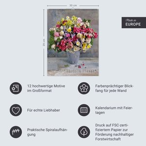 Die schönsten Blumensträuße Kalender 2026