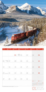 Lokomotiven Kalender 2025 - 30x30