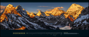 GEO SAISON Panorama: Orte der Stille 2023 - Panorama-Kalender - Wand-Kalender - Groß-Formate - 120x50