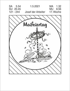 Tagesabreißkalender klein 2026