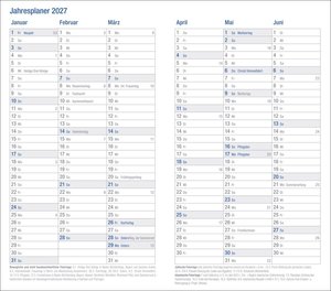 Wochen-Taschenkalender, schwarz 2026