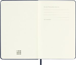 Moleskine 12 Monate Tageskalender 2024, Pocket/A6, Saphir