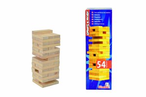Simba 106125033 - Games and More: Holz-Wackelturm