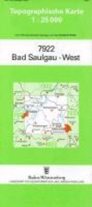 Topographische Karte Baden-Württemberg Bad Saulgau-West