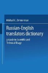 Russian-English Translators Dictionary