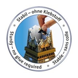 Ravensburger 3D Puzzle 12556 - Eiffelturm - 216 Teile - Das UNESCO Weltkultur Erbe zum selber Puzzeln ab 10 Jahren