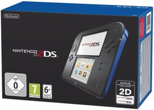 Nintendo 2DS - Konsole - Schwarz / Blau